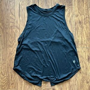 Born Primitive Black Tank Top, Size Large, Optional Tie Back, Breathable